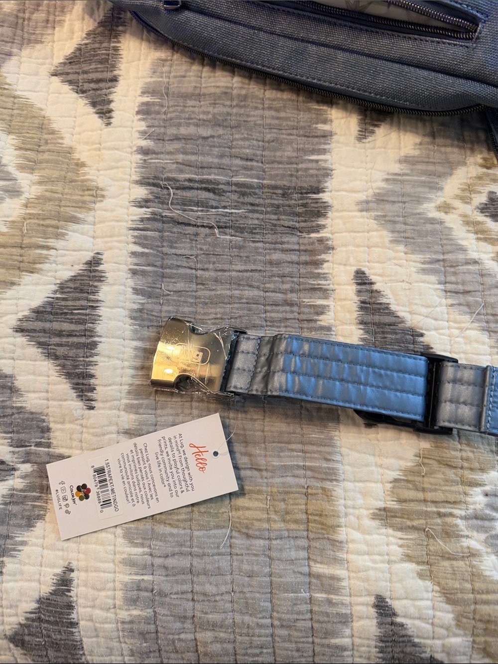 lug matte luxe hitch - metallic blue moon - NWOT + extender - Picture 6 of 6